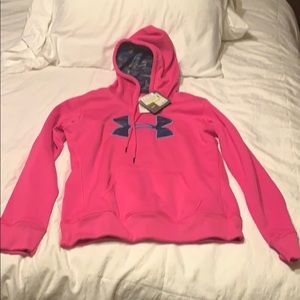 NWT Under Armour Hot Pink Hoodie